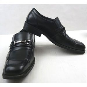 Alfani Ace Black Loafers w/Apron Toe size 8M